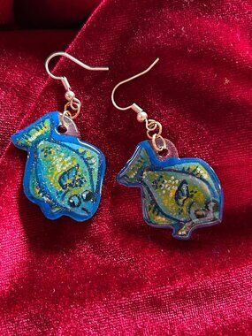 Weird Halibut Earrings